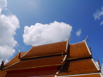 泰式建筑屋顶 泰国建筑屋顶