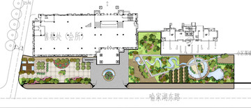 售楼处景观设计平面图