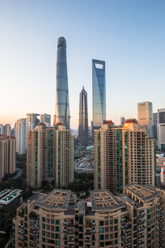 上海浦东城市风光
