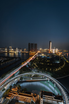 厦门城市风光夜景