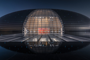 北京国家大剧院夜景