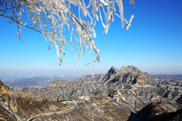 大山冬景