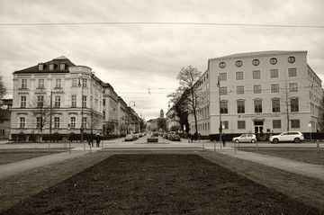 欧洲街景老照片