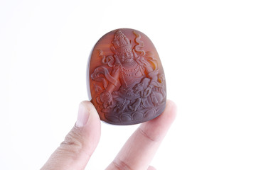 缅甸琥珀雕件
