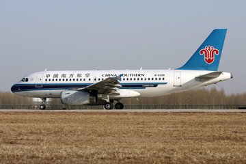 飞机 准备起飞 中国南方航空