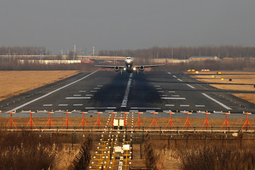 民航 飞机起飞 震撼 四川航空