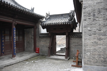 中式大门 门楼 门厅