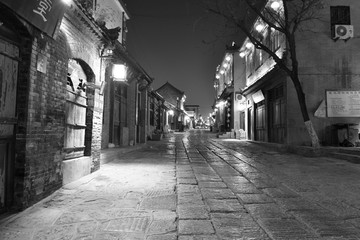 青州风光 古城夜景