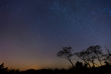 济南药乡森林公园星空