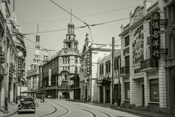 老上海风情 老上海街景