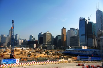 香港维多利亚港城市风光