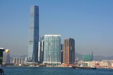 香港维多利亚港城市风光