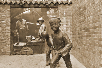 青州 街道 雕塑