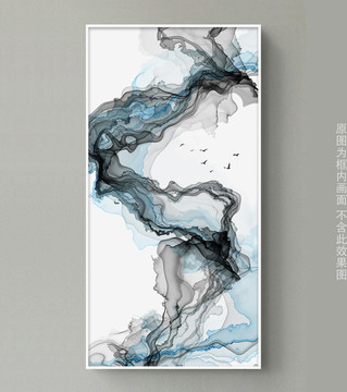 玄关水墨画 挂画装饰画
