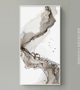 水墨画 玄关水墨挂画