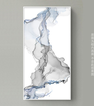 竖版玄关水墨画