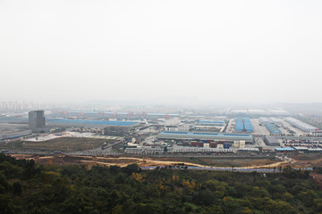 重庆市沙坪坝区工业园全景
