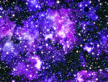 紫色星空软膜