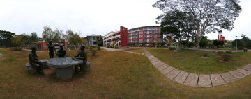 福建中医药大学厚德楼全景