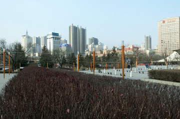 西宁冬季景观