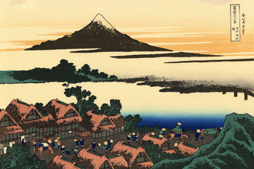 北斋 富士山下浮世绘