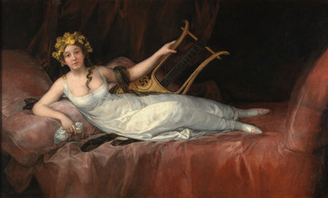 戈雅 圣克鲁斯侯爵夫人的肖像