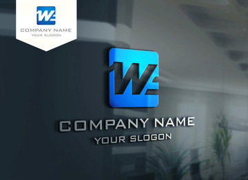 W字母创意LOGO设计