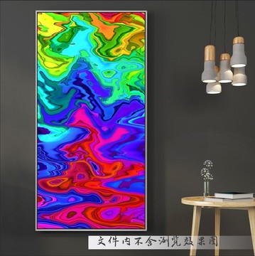 抽象油画玄关画