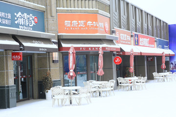 雪中商铺