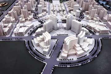 文化城区 模型