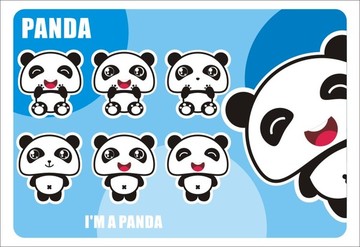 卡通熊猫可爱熊猫