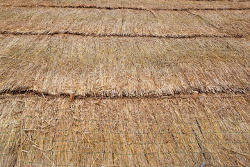 稻草编织的地垫