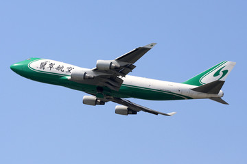 翡翠航空 波音747 飞机起飞