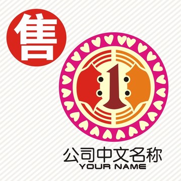 1号蟹logo标志