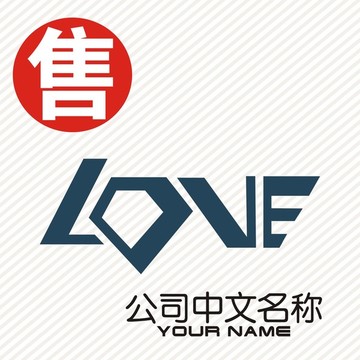 LOVE爱钻logo标志