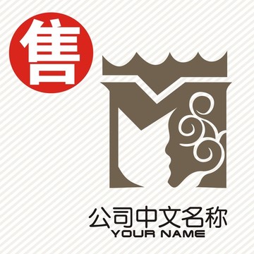 M美容logo标志