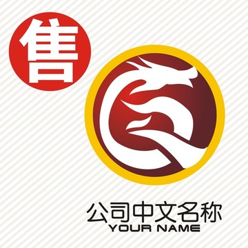 Q龙凤logo标志