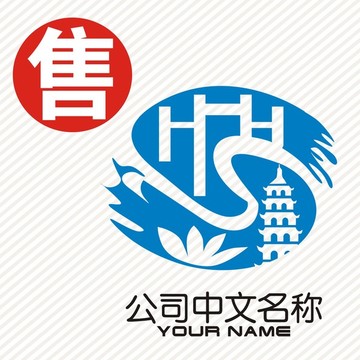 S西湖太极logo标志