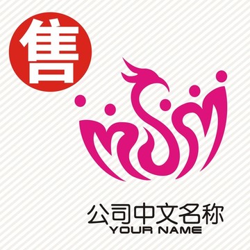 凤美容人logo标志