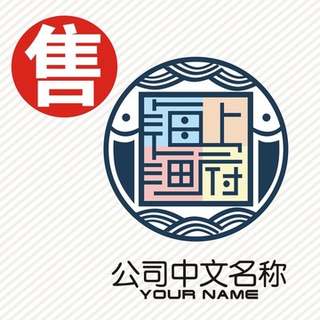 海上渔府logo标志