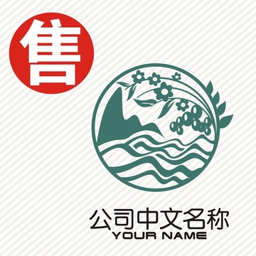 世外桃花园logo标志