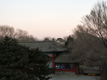 沈阳北陵公园 西门 黄昏