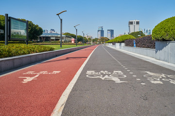 彩色道路 健身步道