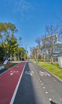 彩色道路 健身步道