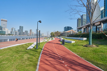 上海滨江大道 健身步道 高清