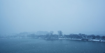 唯美冬季玄武湖