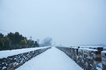 明城墙雪景