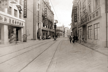 30年代南京路街景