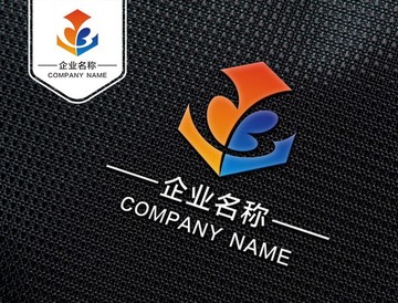 蜜蜂 蝴蝶 CB字母logo