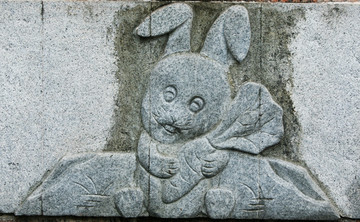 兔生肖属相 兔雕刻